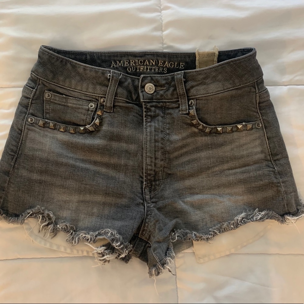 Black American Eagle Shorts